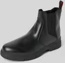 HUGO Chelsea boots van leer met treklus model 'Ryan'