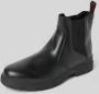 HUGO Chelsea boots van leer met treklus model 'Ryan' - Thumbnail 3