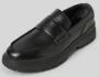 HUGO Leren loafers met labeldetail model 'Ryan' - Thumbnail 1