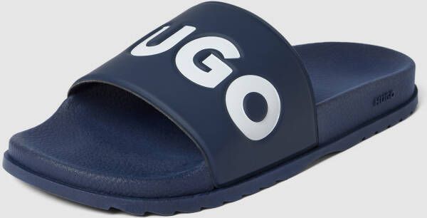 HUGO Slippers met labeldetails model 'MATCH'