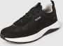 HUGO Lage Sneakers Heren Kane Runn Maat: 46 Materiaal: Leer Kleur: Zwart - Thumbnail 3