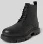 HUGO Veterboots van leer met labeldetails model 'Fabyan' - Thumbnail 4