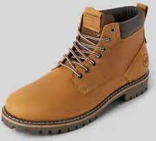 Jack & jones Leren boots met labelbadge model 'QUEENSWAY'