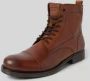 JACK & JONES JACK&JONES ADDITIONALS JFWRUSSEL LEATHER COGNA LN Heren Laarzen - Thumbnail 5