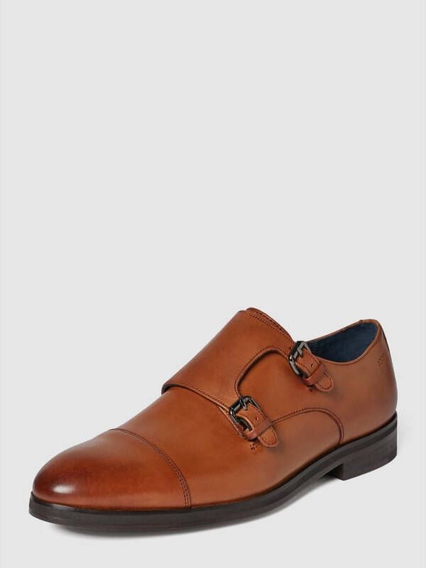 JOOP! SHOES Double monk straps van leer model 'Kleitos'