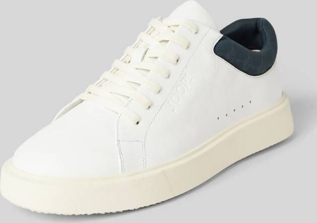 JOOP! SHOES Sneakers van leer met labeldetail