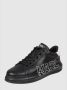 Karl Lagerfeld Sneakers van leer met labelprint - Thumbnail 1