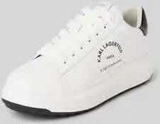 Karl Lagerfeld Leren sneakers met labelprint model 'KAPRI'