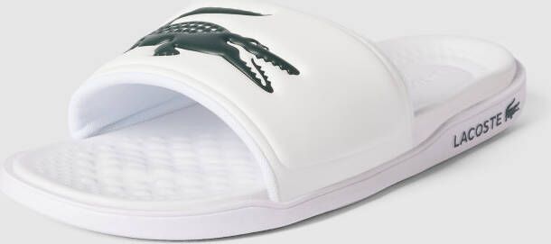 Lacoste Instappers met labelapplicatie model 'Croco Dualiste'