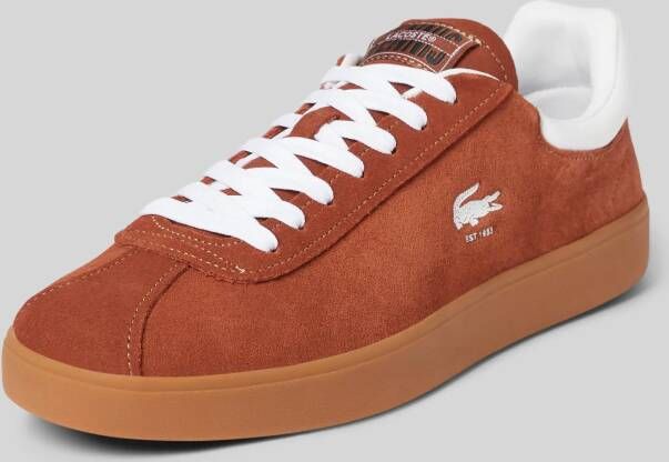 Lacoste Leren sneakers met labeldetail model 'BASESHOT'