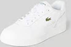 Lacoste Leren sneakers met logostitching