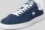 Lacoste Premium Baseshot Leren Sneakers Blauw Wit Multicolor Heren - Thumbnail 5