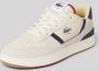 Lacost e herensneaker T clip veau beige bleu - Thumbnail 3