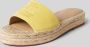 Lauren Ralph Lauren Sandalen Polly Logo Espadrilles Flat in geel - Thumbnail 2