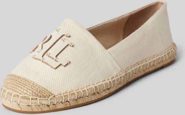 Lauren Ralph Lauren Espadrilles Cameryn Logo Espadrilles Flat in beige