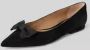 Lauren Ralph Lauren Ballerinas Londyn Bow Flats Ballet in zwart - Thumbnail 2