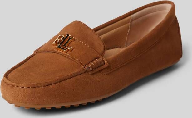 Lauren Ralph Lauren Loafers met logo-applicatie model 'BARNSBURY'