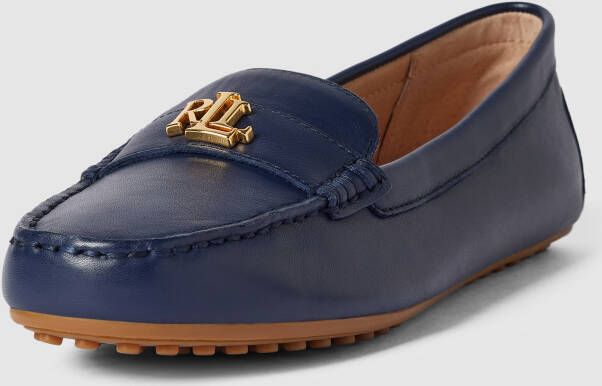 Lauren Ralph Lauren Penny loafers met labeldetail model 'BARNSBURY'