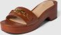 Lauren Ralph Lauren Slippers met labelapplicatie model 'ROXANNE' - Thumbnail 1