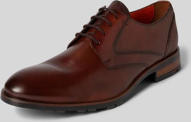 Lloyd Leren derbyschoenen met labeldetail model 'JACKSON'