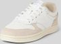 Marc O'Polo Lage sneakers met details van wildleer - Thumbnail 3