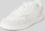 Marc O'Polo Lage sneakers met details van wildleer - Thumbnail 1