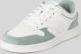 Marc O'Polo Lage sneakers met details van wildleer - Thumbnail 2