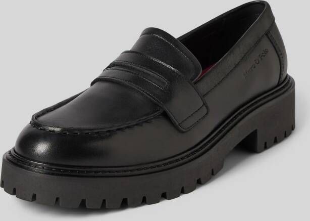 Marc O'Polo Loafers met label in reliëf model 'PHIA'