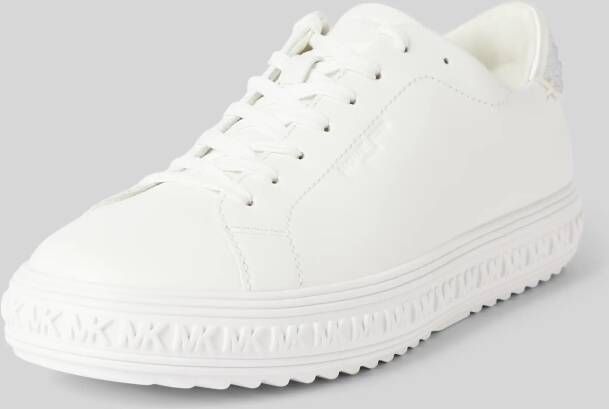 MICHAEL Kors Leren sneakers met siersteentjes model 'Grove Lace Up'