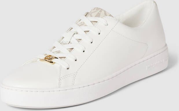 MICHAEL Kors Sneaker van echt leer met contrastgarnering