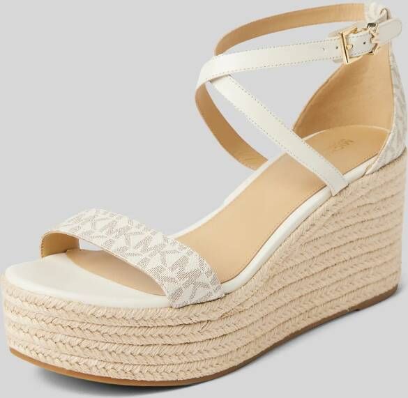 MICHAEL Kors Wedges met labelprint model 'SERENA'