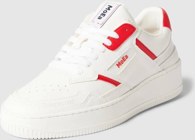 MoEa Sneakers met kleurcontrasten model 'Apple'