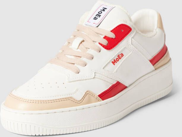 MoEa Sneakers met kleurcontrasten model 'Apple Tricolor'