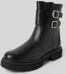 Only Chelsea boots met brede riem en dubbele gesp model 'TRINITY-7'