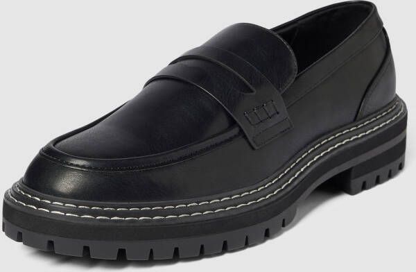 Only Loafers met contrastnaden