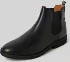 Polo Ralph Lauren Chelsea boots van leer met elastische inzetten