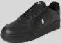 POLO RALPH LAUREN Ralph Lauren Lage Sneakers Heren Masters Court Low Top Maat: 40 Materiaal: Leer Kleur: Zwart - Thumbnail 6