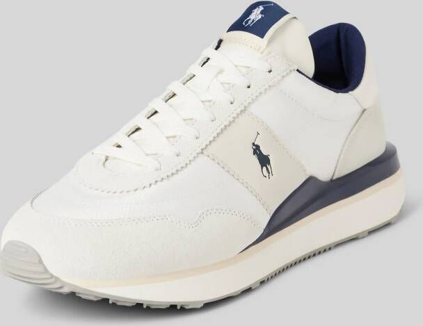 Polo Ralph Lauren Leren sneakers met logostitching model 'TRAIN'