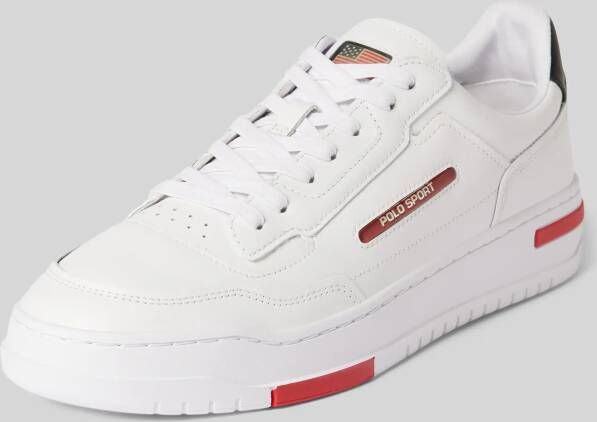 Polo Ralph Lauren Sneakers van leer met labeldetail