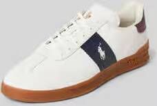 Polo Ralph Lauren Sneakers van leer met logostitching model 'AERA'