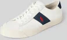 Polo Ralph Lauren Sneakers van leer met logostitching model 'SAYER'