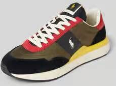 Polo Ralph Lauren Sneakers van leermix model 'Train'