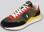 Polo Ralph Lauren Sneakers van leermix model 'Train' - Thumbnail 1