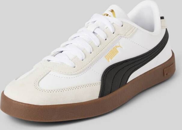 Puma Leren sneakers met contrastgarnering model ' Club II Era'