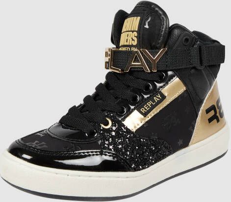 Replay High top sneakers met ritssluitingen