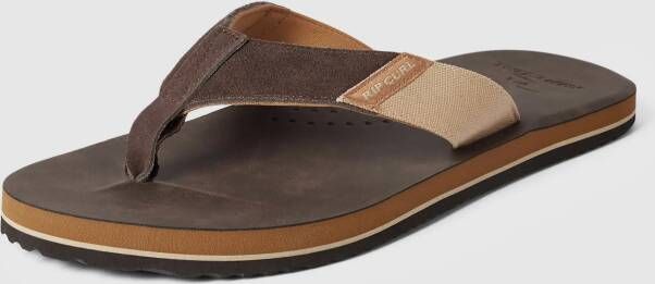 Rip Curl Teenslippers met contrastdetails model 'OXFORD'