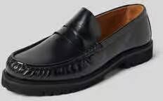 Selected Homme Moderne Penny Loafers met Rubberen Zool Black Heren