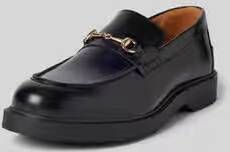 Selected Homme Penny loafers van leer met applicatie model 'HORSEBIT'