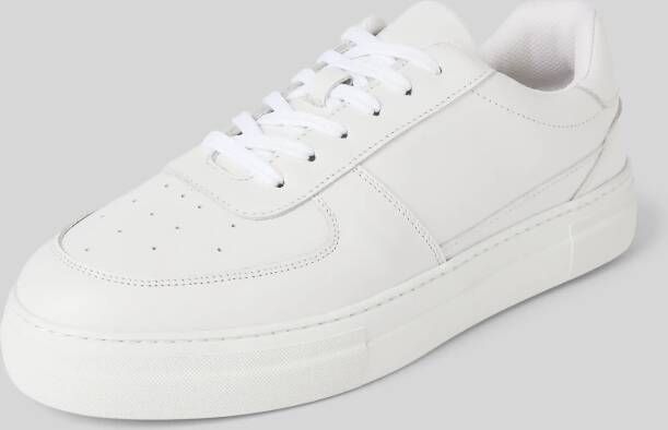 Selected Homme Leren sneakers in effen design model 'HARALD'