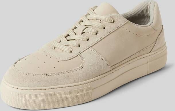 Selected Homme Sneakers van leer met vetersluiting model 'HARALD'